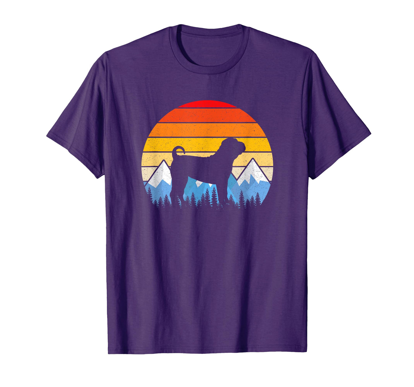 Vintage Retro Chinese Shar-Pei T Shirt Chinese Shar-Pei Gift T-Shirt