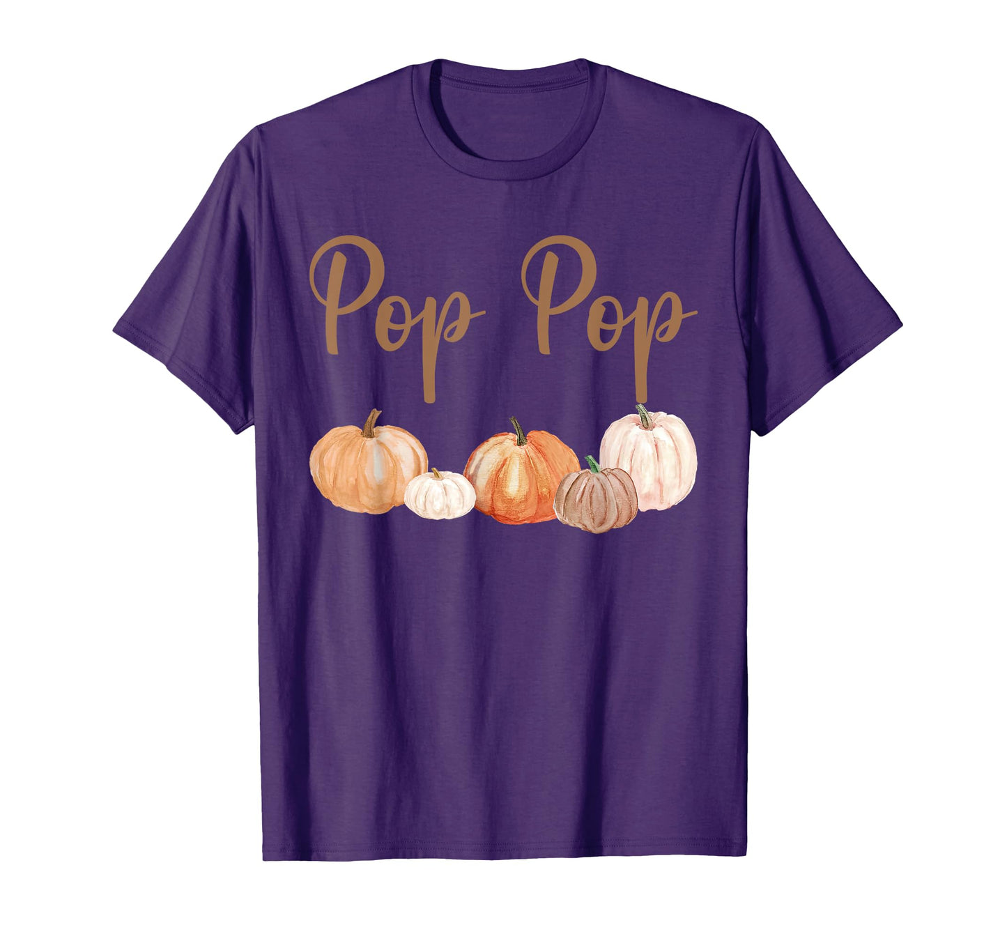 Pop Pop of Little Pumpkin First Birthday Autumn Pumpkin T-Shirt