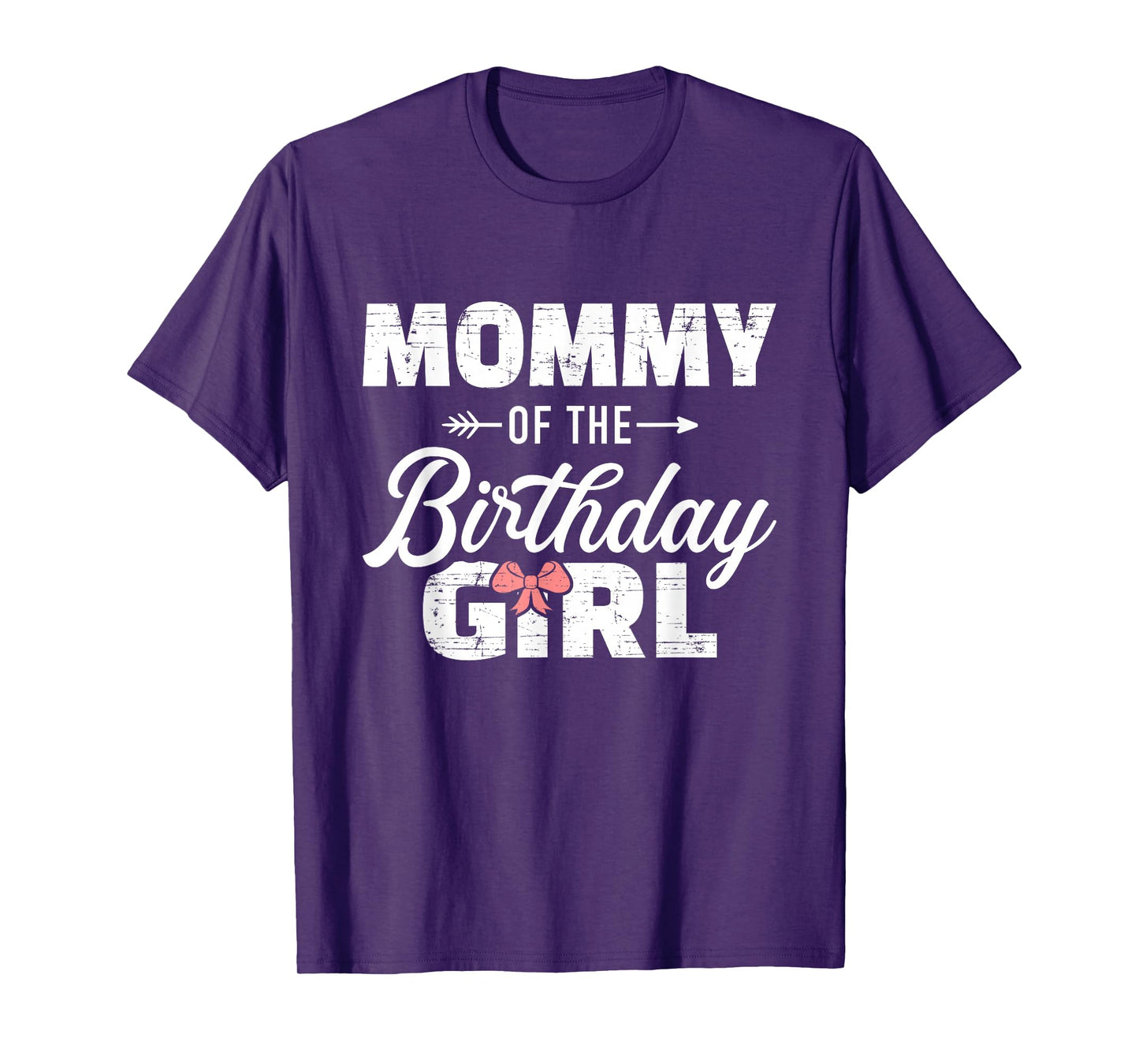 Mommy of the birthday daughter girl matching family for mom T-Shirt