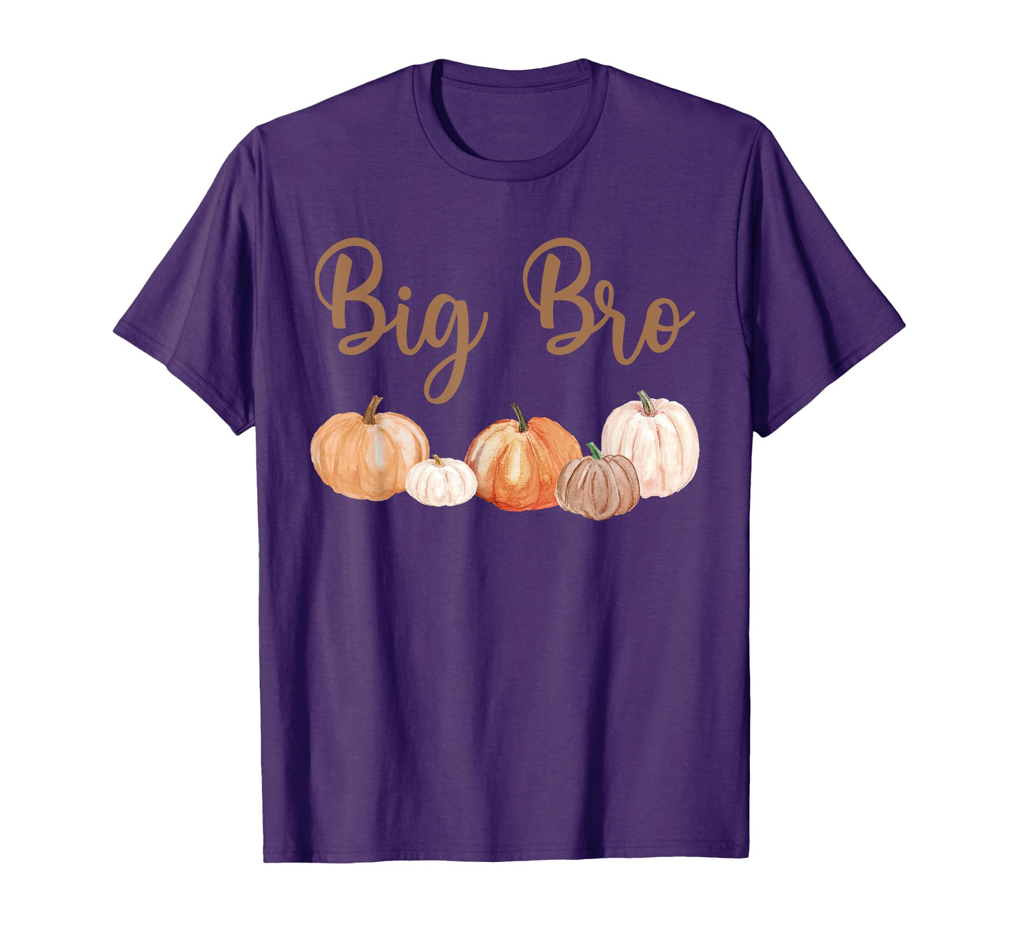 Big Brother of Little Pumpkin First Birthday Autumn Pumpkin T-Shirt