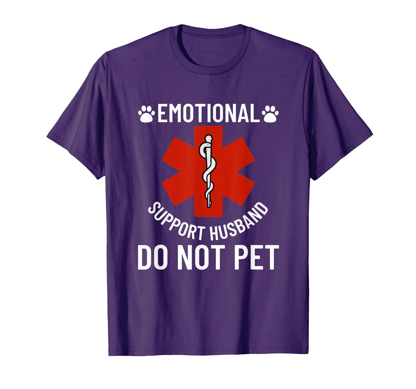 Emotional Support Husband Do Not Pet Funny Husband T-Shirt