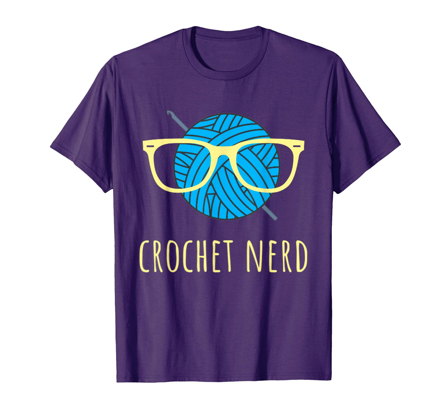 Crochet Nerd Funny Grandma Mom Crocheting Yarn Lover Gift T-Shirt