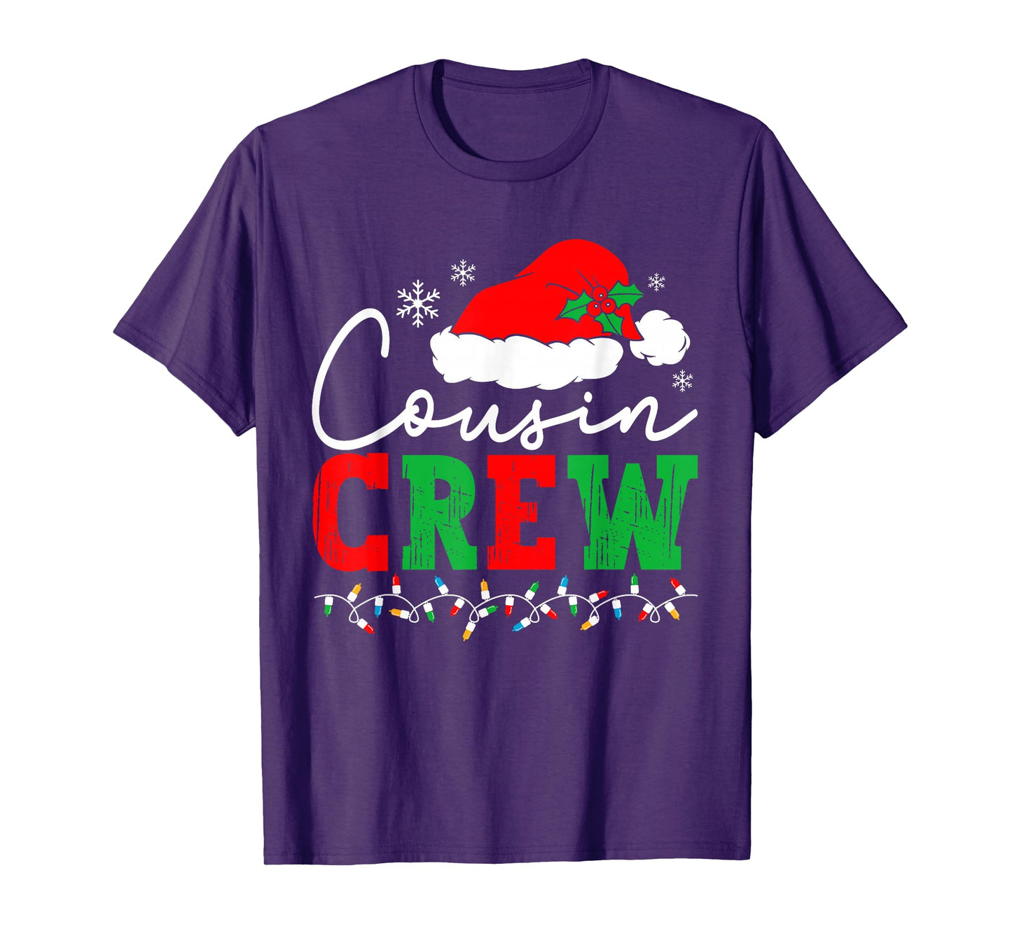 Cousin Crew Christmas Shirts Matching Pajamas for Kids Adult T-Shirt
