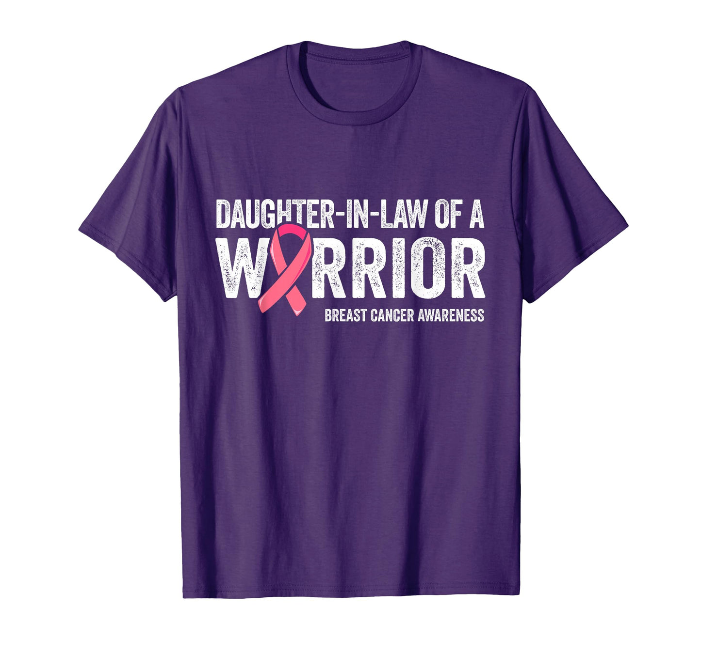 Daughter In Law Of A Warrior Shirt Breast Cancer Mom In Law T-Shirt