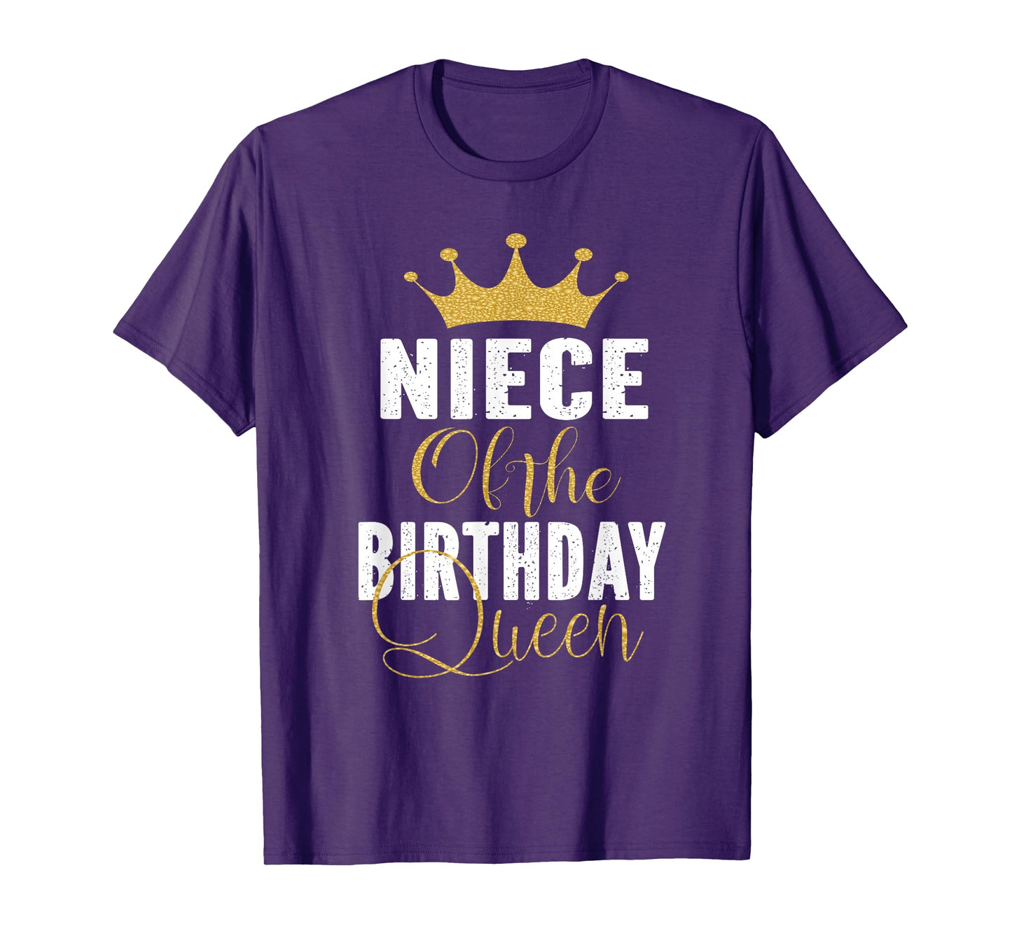 Niece Of The Birthday Queen Women Bday Party Gift For Her T-Shirt