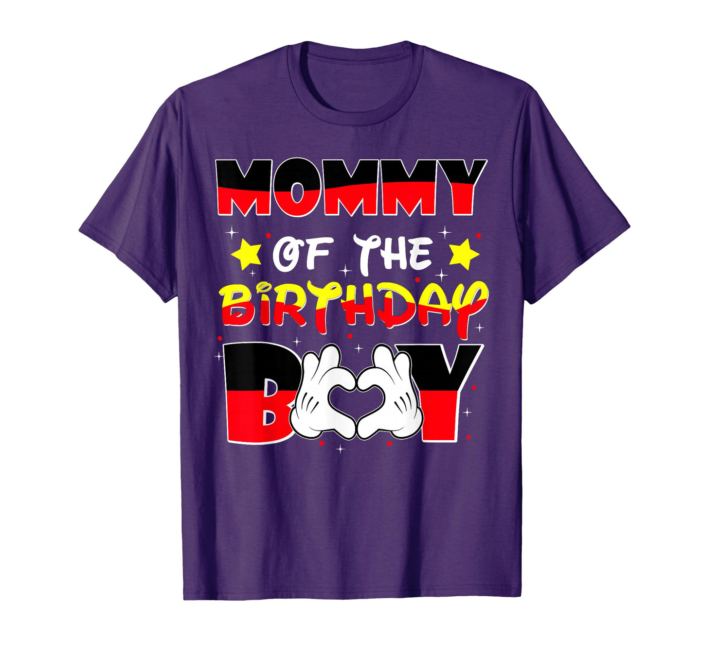 Mommy of The Birthday Boy Shirt Matching Mom Son Family Bday T-Shirt