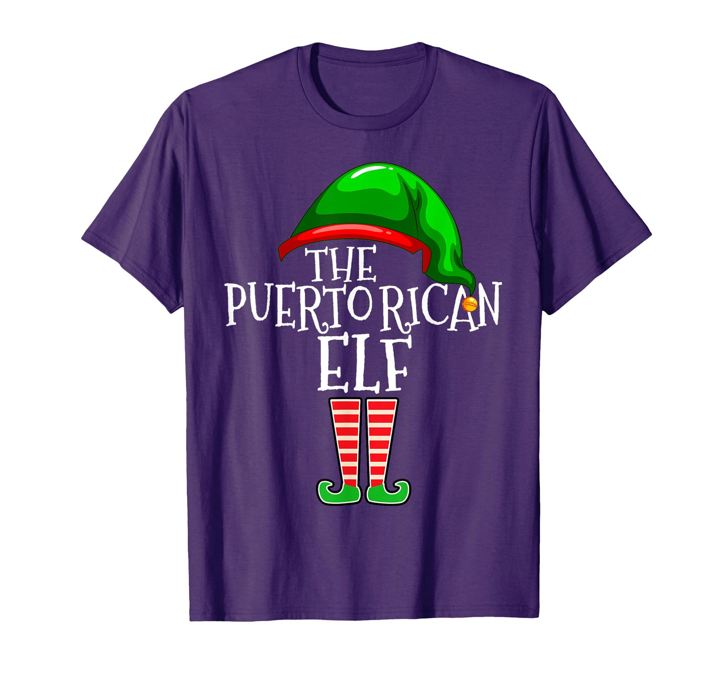 Puerto Rican Elf Family Matching Group Christmas Gift Funny T-Shirt