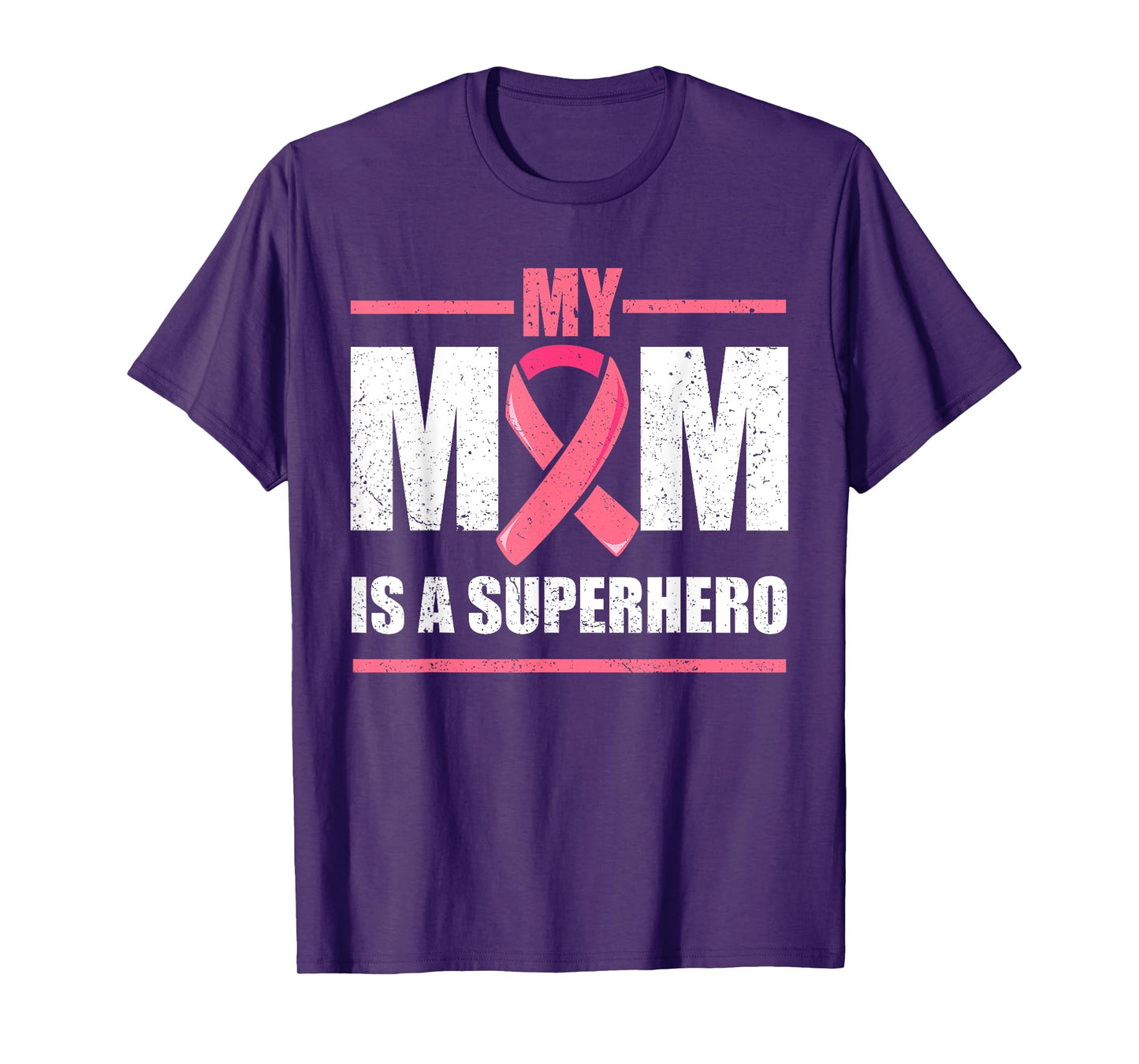 Breast Cancer Survivor Shirt, My Mom Is A Superhero Fighter T-Shirt