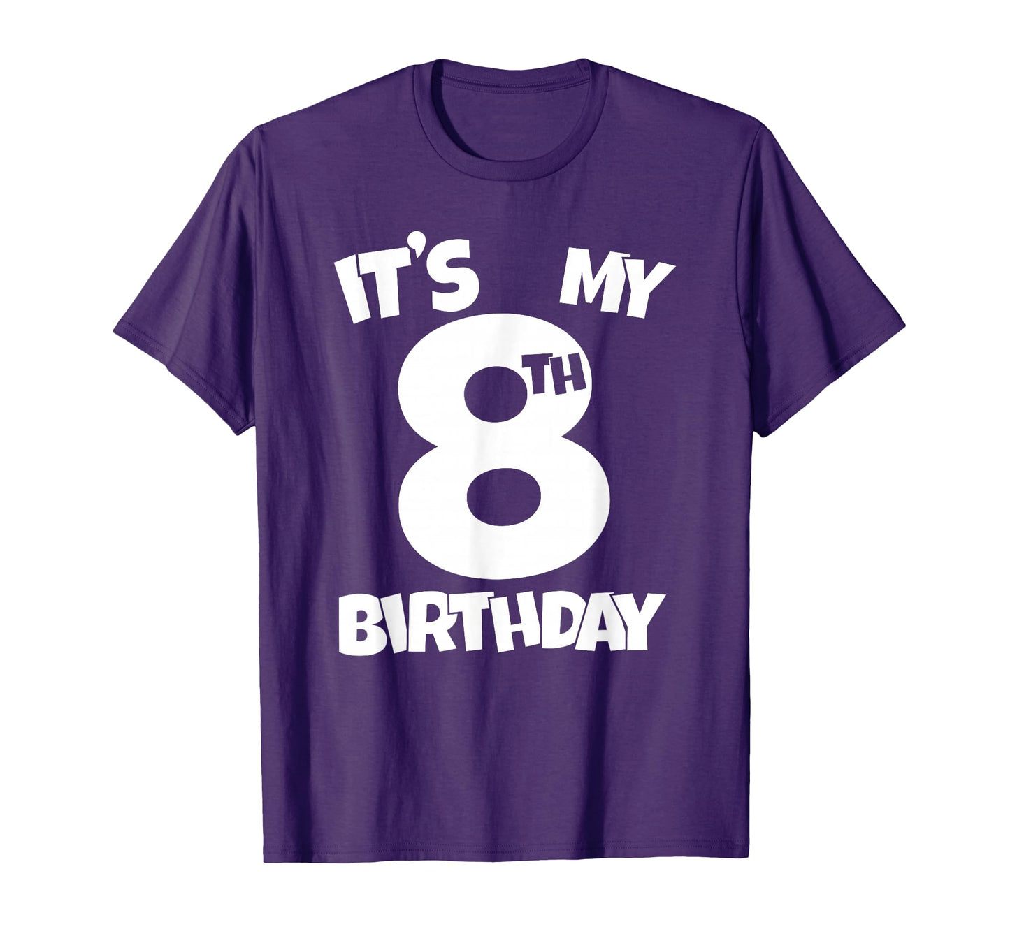 It's My 8th Birthday 8 Years Old Happy Eight B-day Celebrant T-Shirt