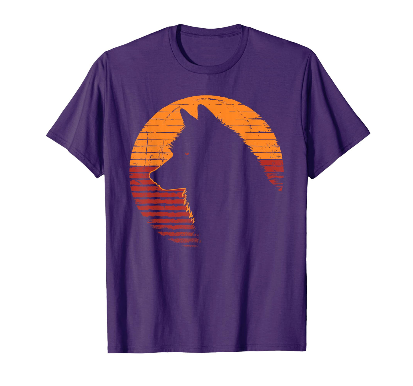 Wolf Retro Vintage 80s 90s - Wolf Wild Animals Lover Gift T-Shirt
