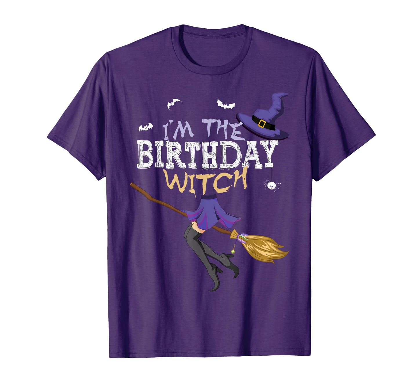 Funny Halloween I'm the Birthday Witch Matching Group T-Shirt