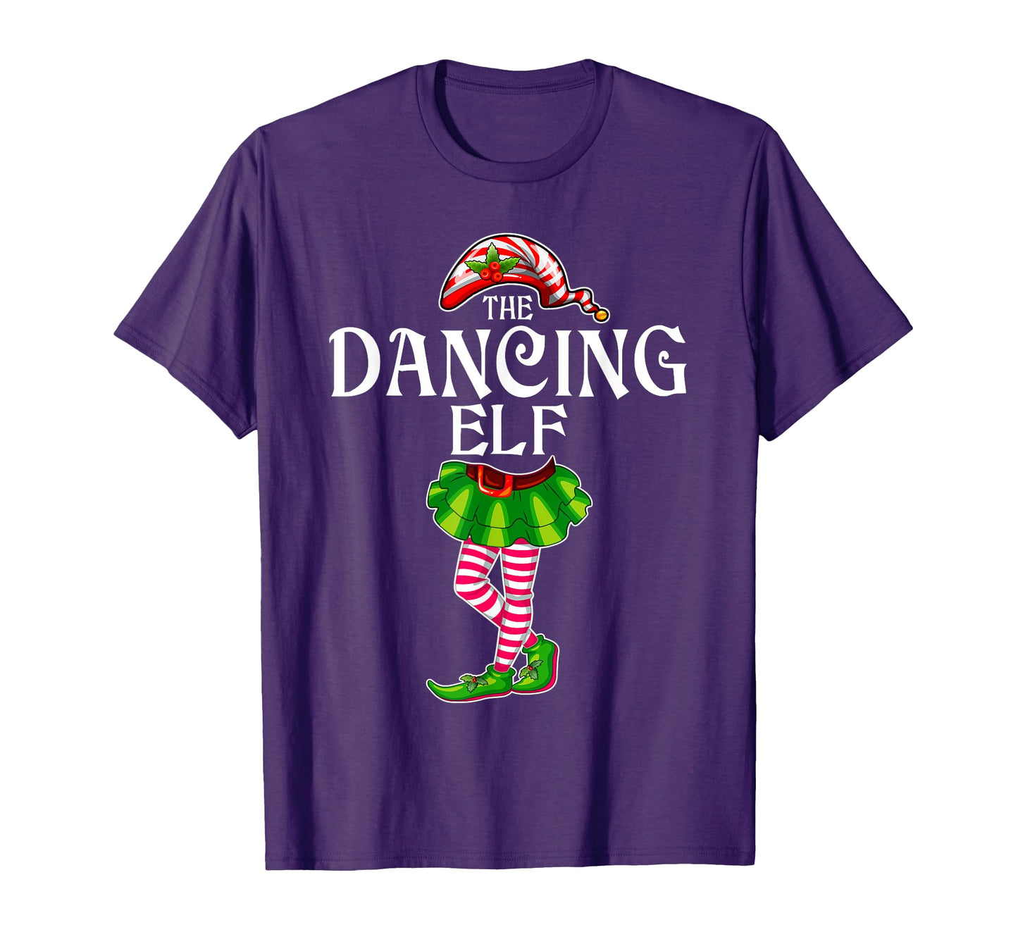The Dancing Elf Christmas Matching Family Group T-Shirt