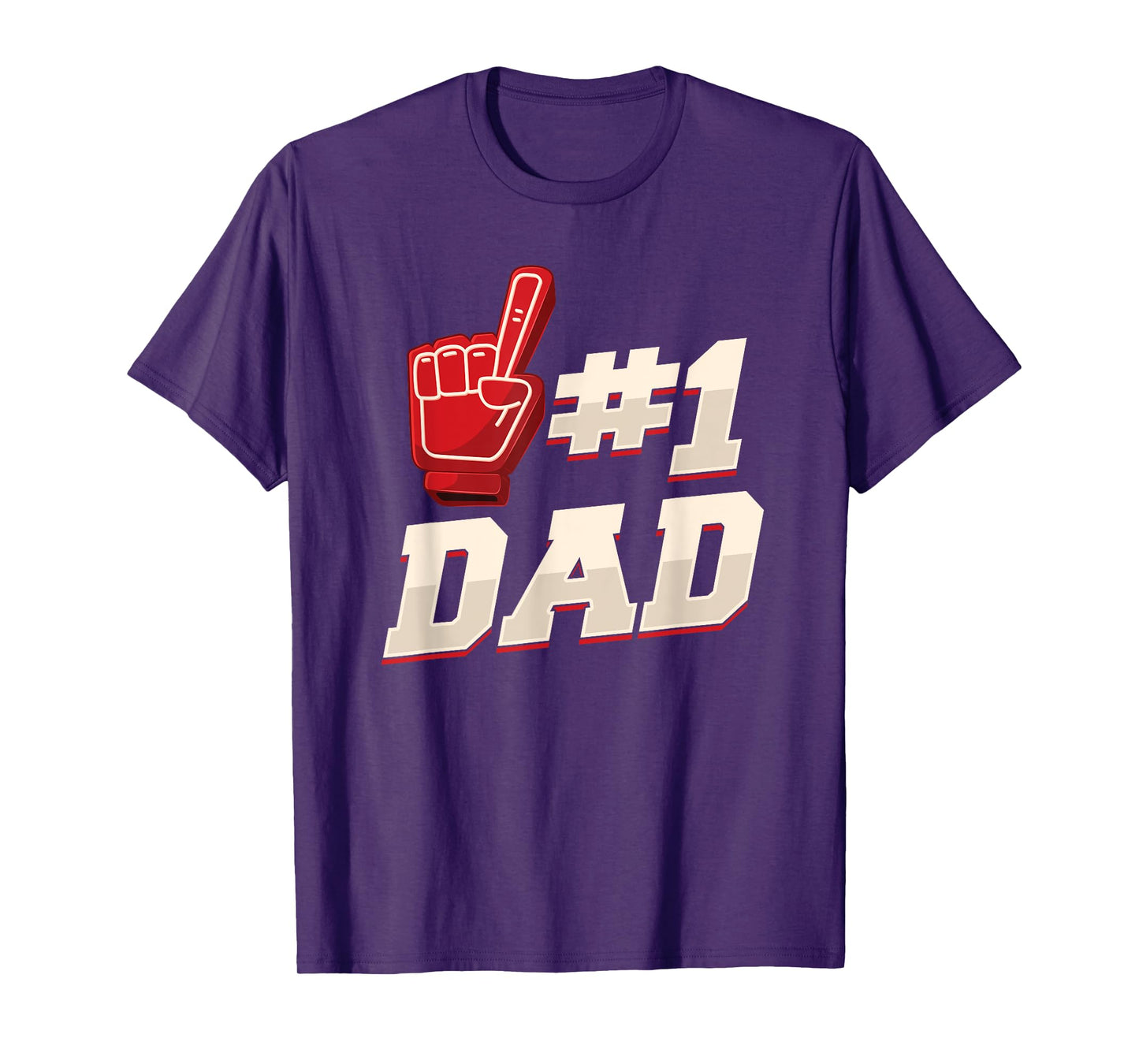 Athletic #1 Dad Number 1 Father Dad Father Father's Day T-Shirt