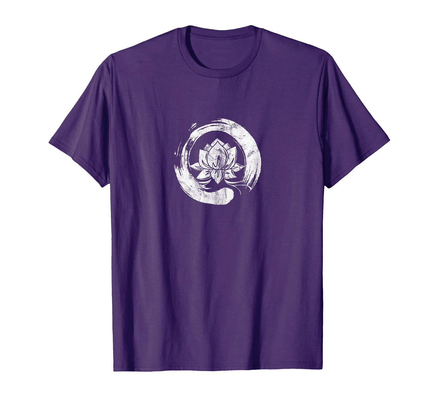 Enso Zen Circle of Enlightenment Lotus Vintage T-shirt T-Shirt