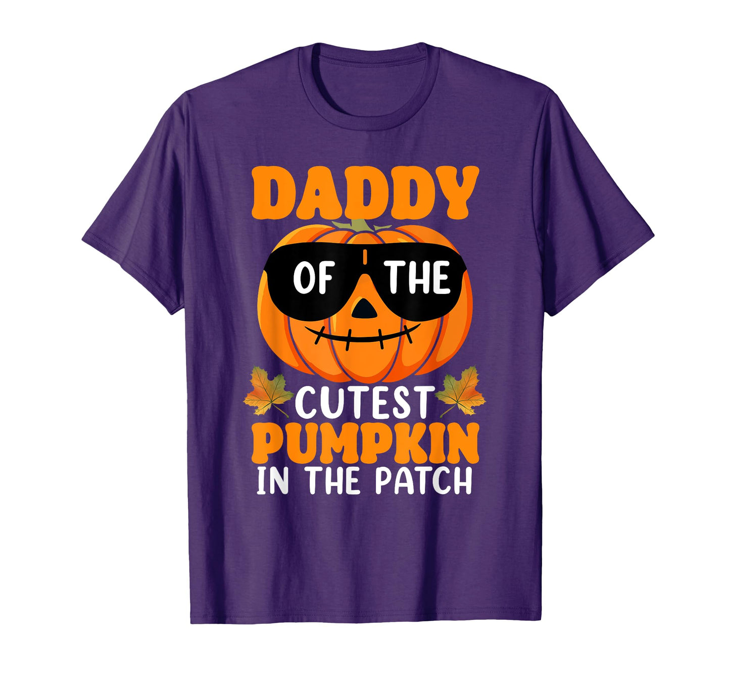 Daddy Of The Cutest Pumpkin In The Patch Halloween T-Shirt