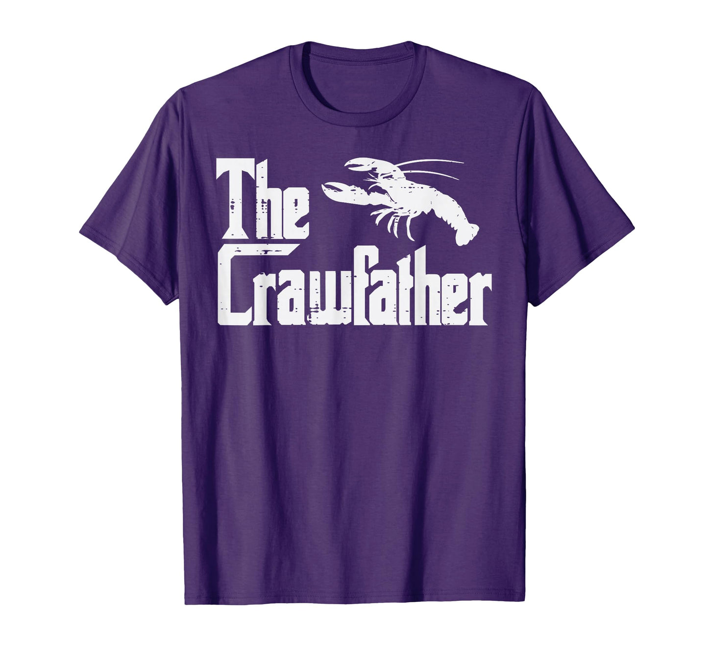 Crawfish The Crawfather Funny Crayfish Parody Dad Papa Men T-Shirt
