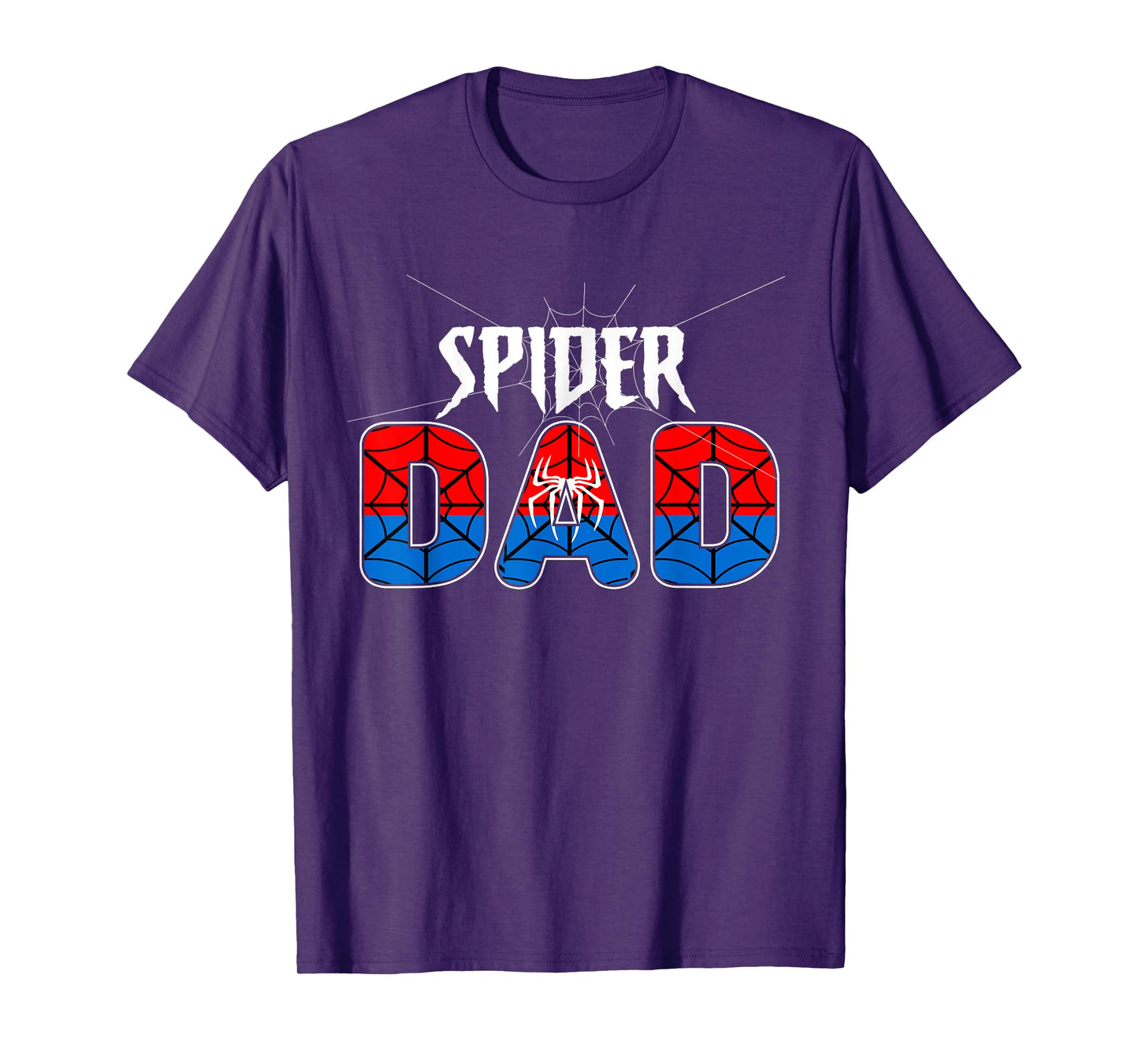 Dad and Mom Spider Family Matching Birthday Halloween T-Shirt