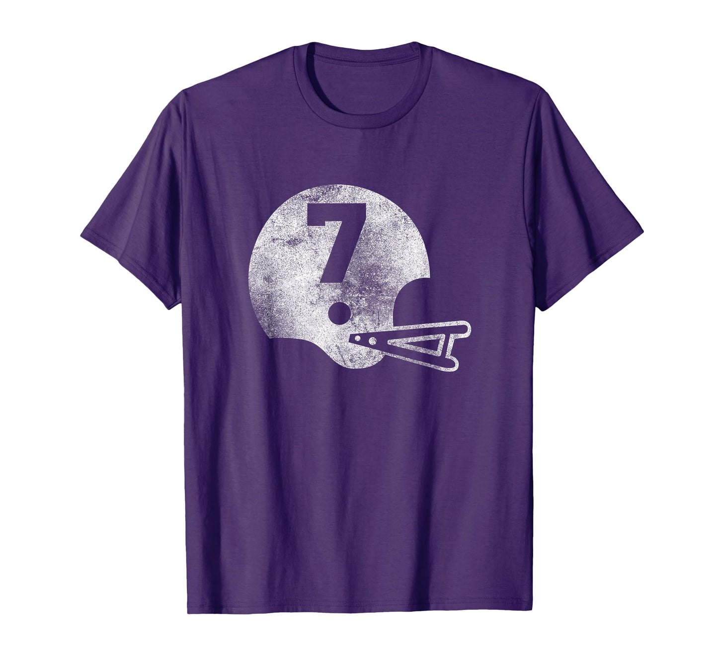 Vintage Football Jersey Number 7 T-Shirt Player Number T-Shirt