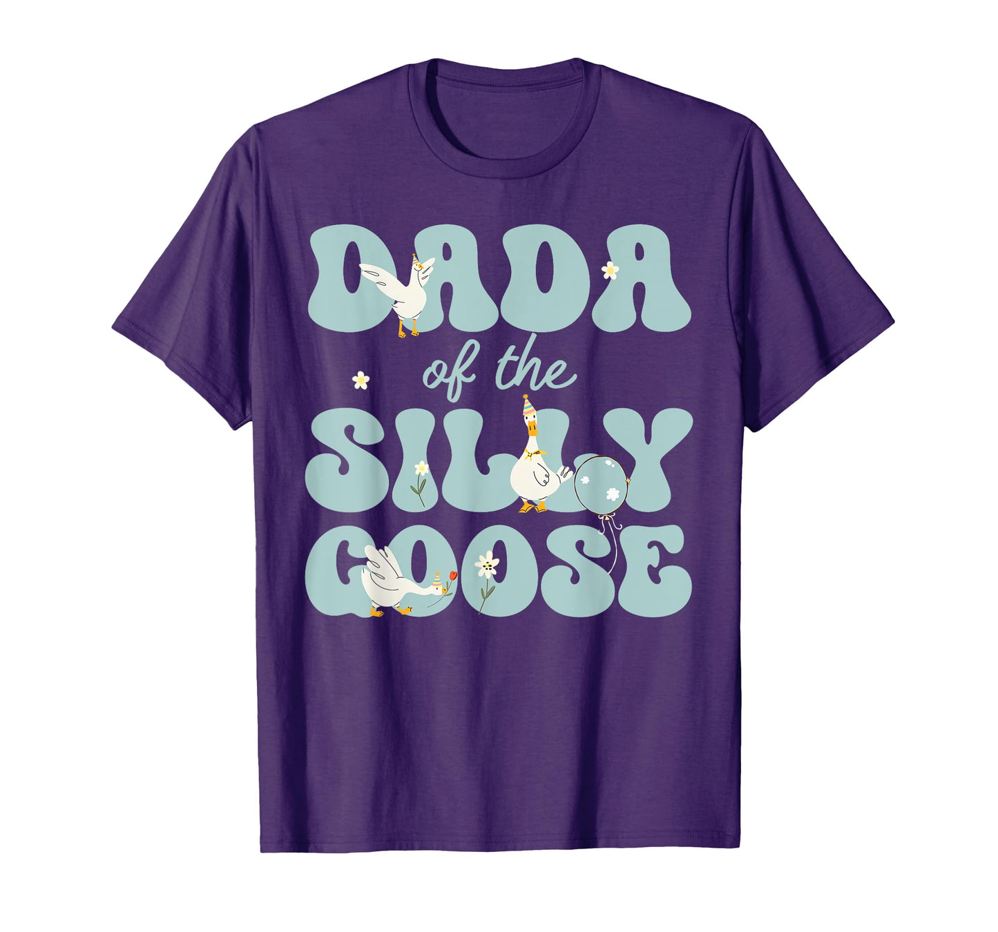 Dada of The Silly Goose First Birthday Family Matching T-Shirt