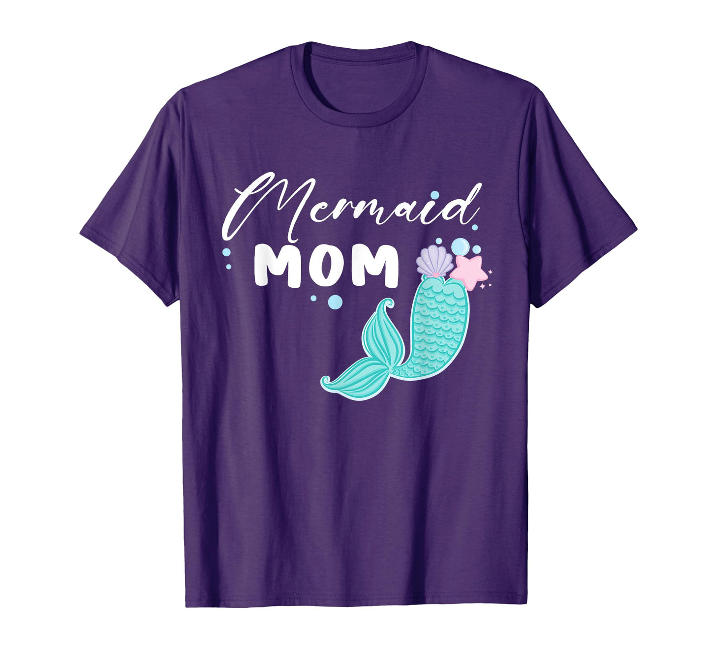 Funny Mom Mermaid Matching Family Party Mother's Day T-Shirt