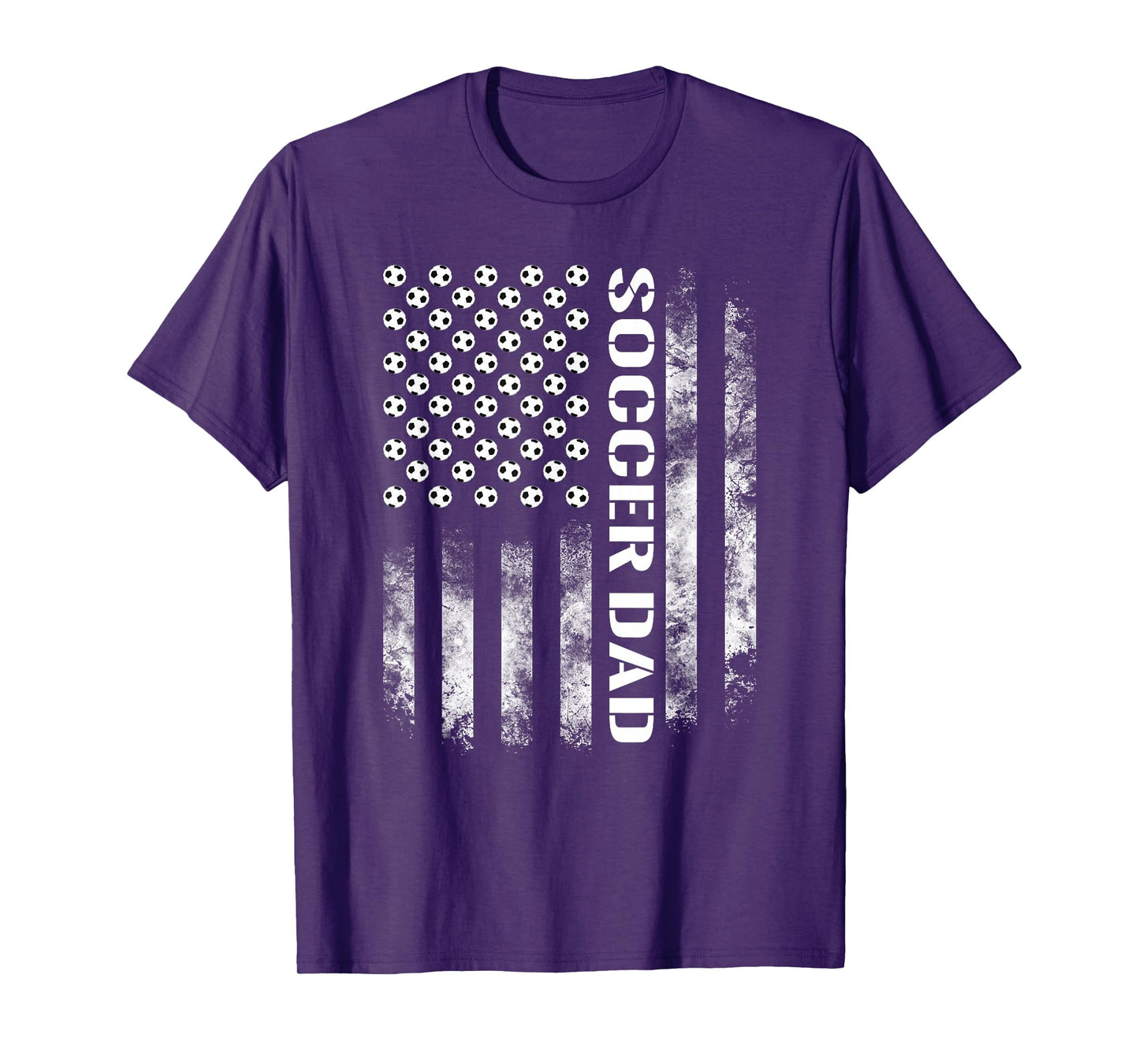 Soccer Dad Funny USA Flag Father's Day Gift T-Shirt