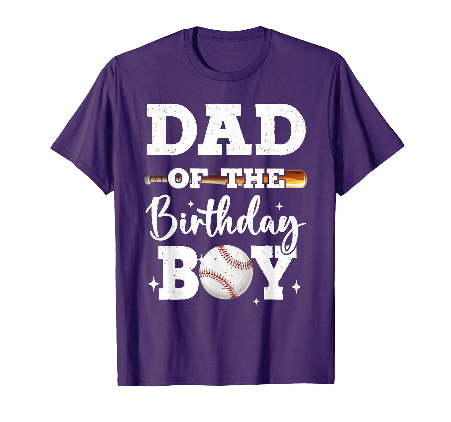Dad of The Birthday Boy Baseball Bday Family T-Shirt