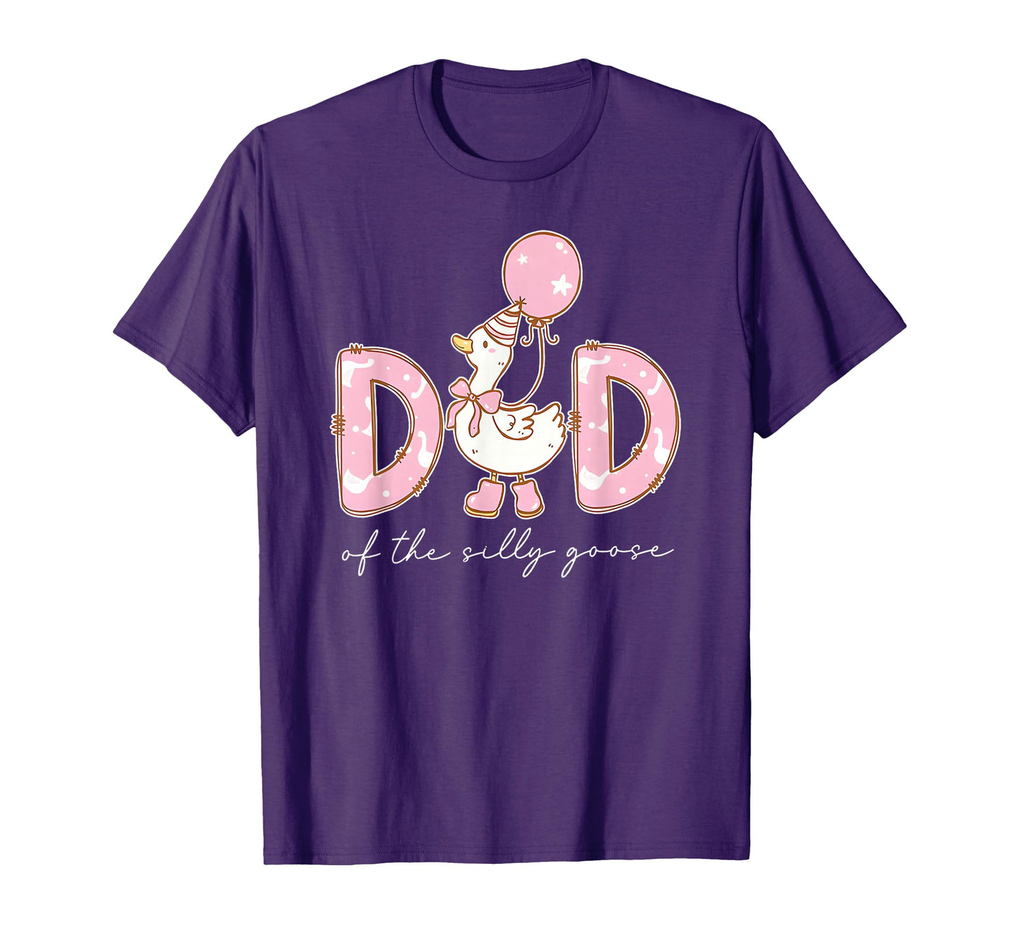 Dad of The Silly Goose Silly Goose Birthday Matching Family T-Shirt