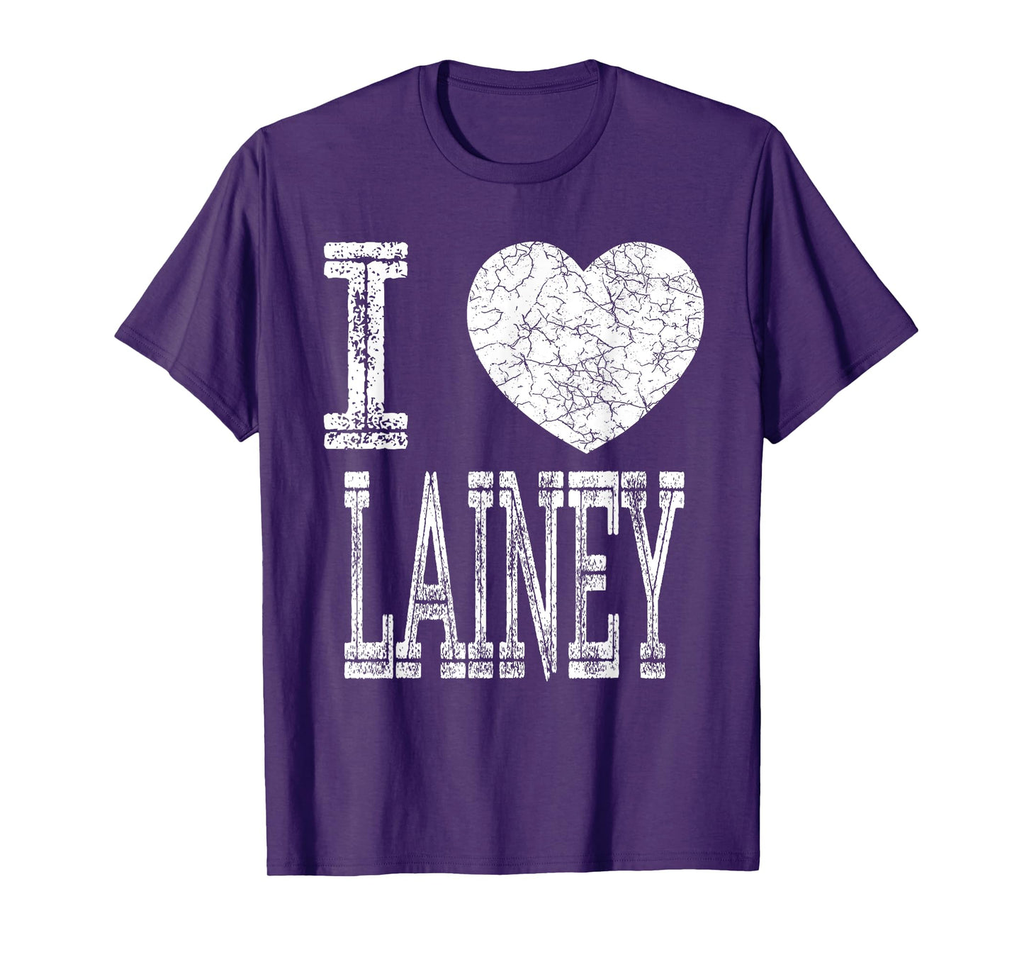 I Love Lainey Valentine Girlfriend Girl Daughter Heart Wife T-Shirt