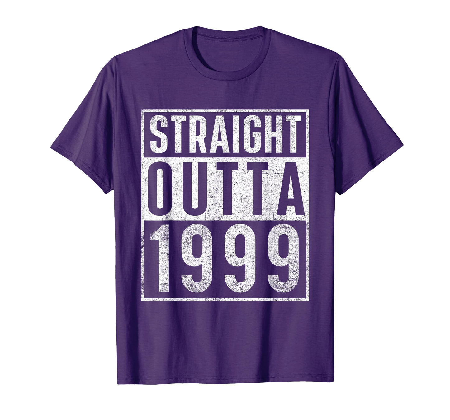 Straight Outta 1999 Year Of Birth Birthday T-Shirt