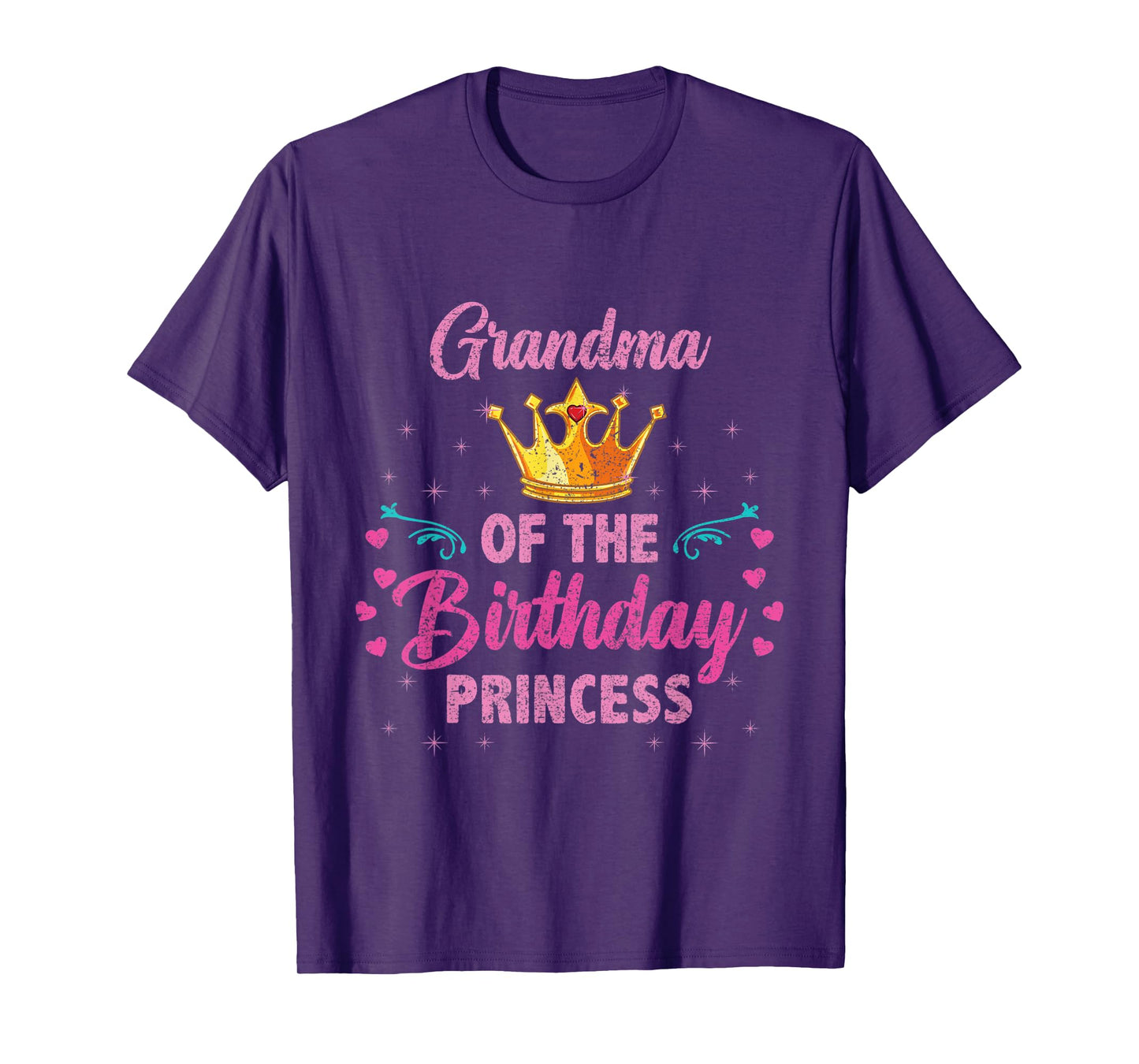 Grandma Of The Birthday Princess Vintage T-Shirt