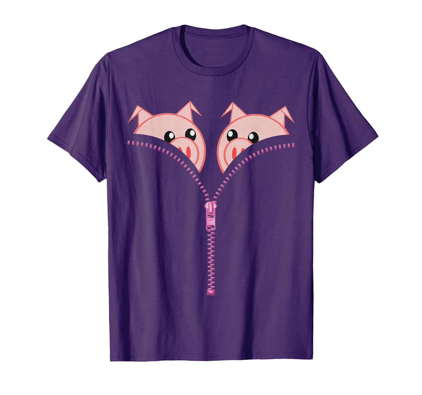 Pigs Boobs T-Shirt Funny Womens Christmas Tee Gift 2019 Pig