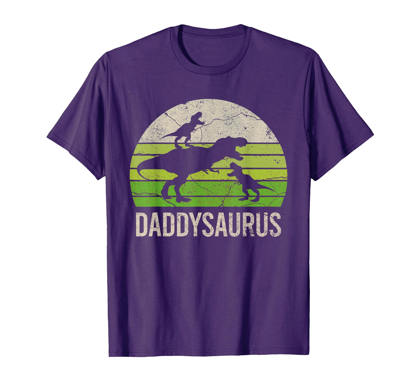 Daddy Dinosaur Funny Dad Daddysaurus 2 Two kids 2020 Gift T-Shirt