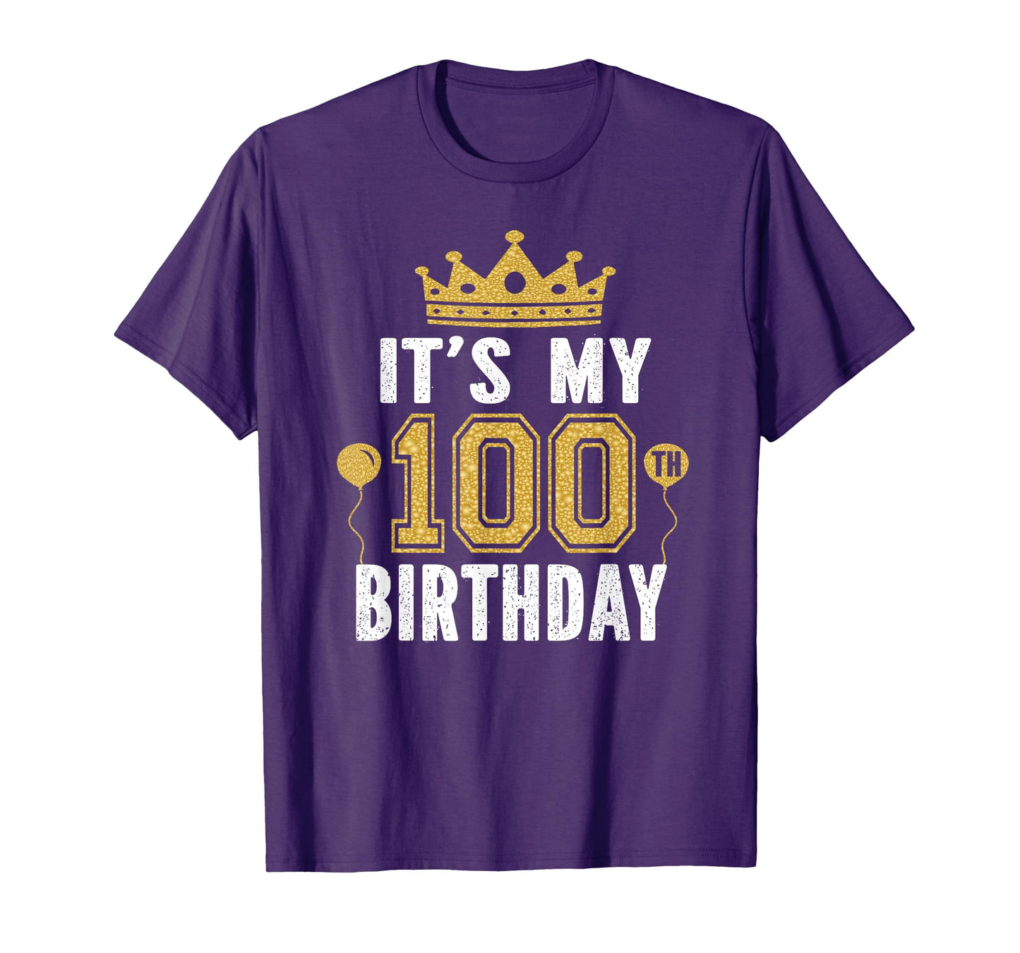 It's My 100th Birthday Gift For 100 Years Old Man And Woman T-Shirt