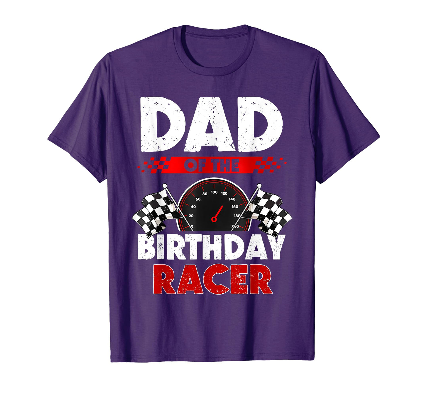 Dad of The Birthday Racer Race Car Party Matching Family T-Shirt