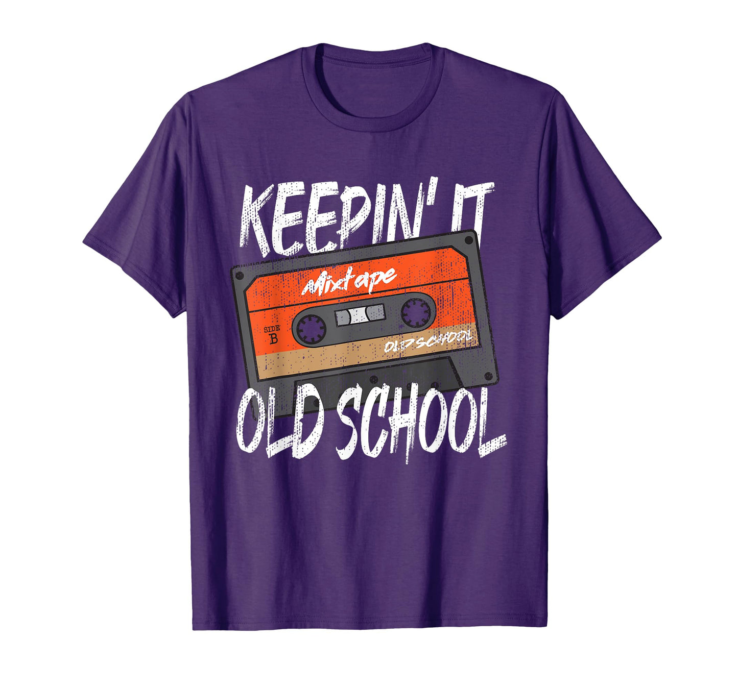 Old School Hip Hop 80s 90s Vintage Mixtape Cassette Tape T-Shirt