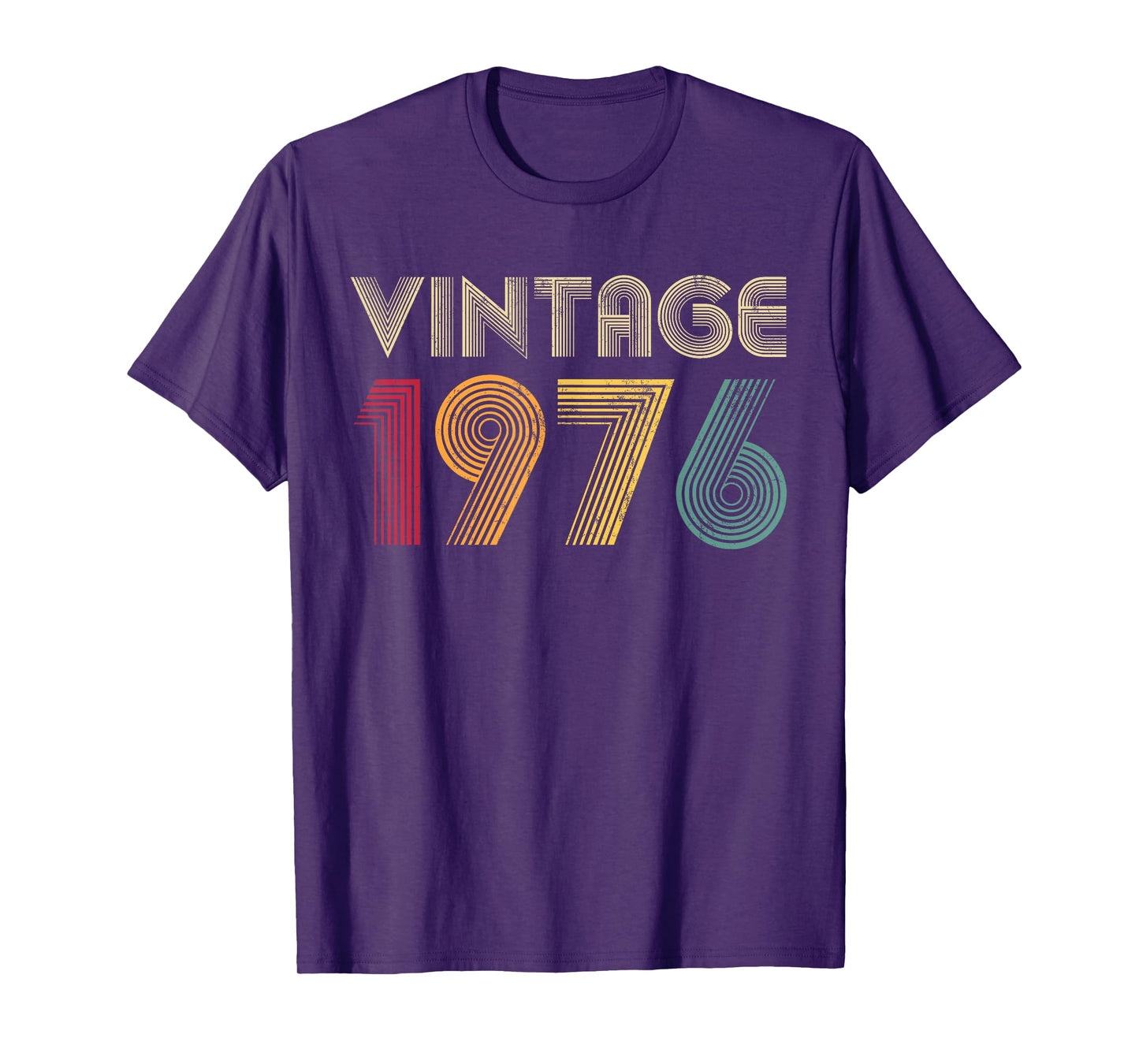 Vintage 1976 50th Birthday Retro Men Women 50 Years Old T-Shirt