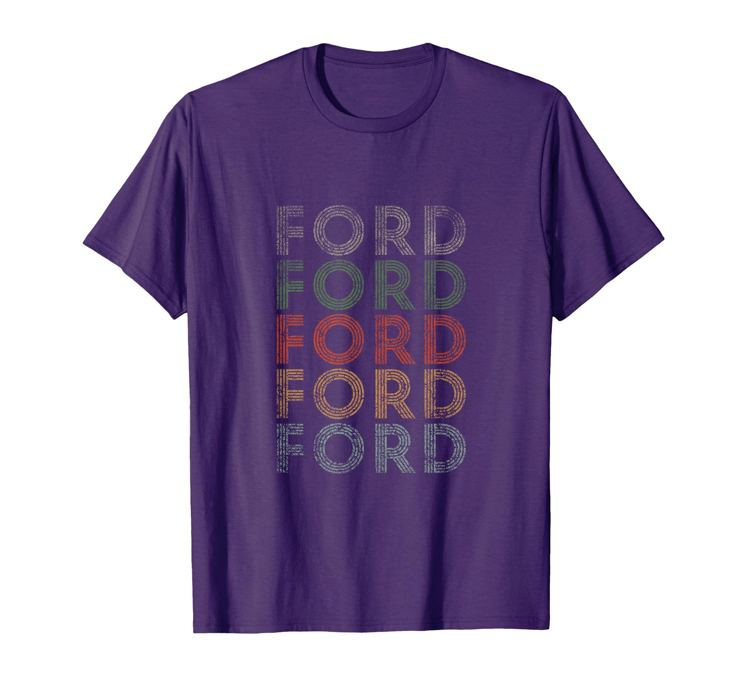 Ford First Name Grunge Style Vintage Retro T-Shirt