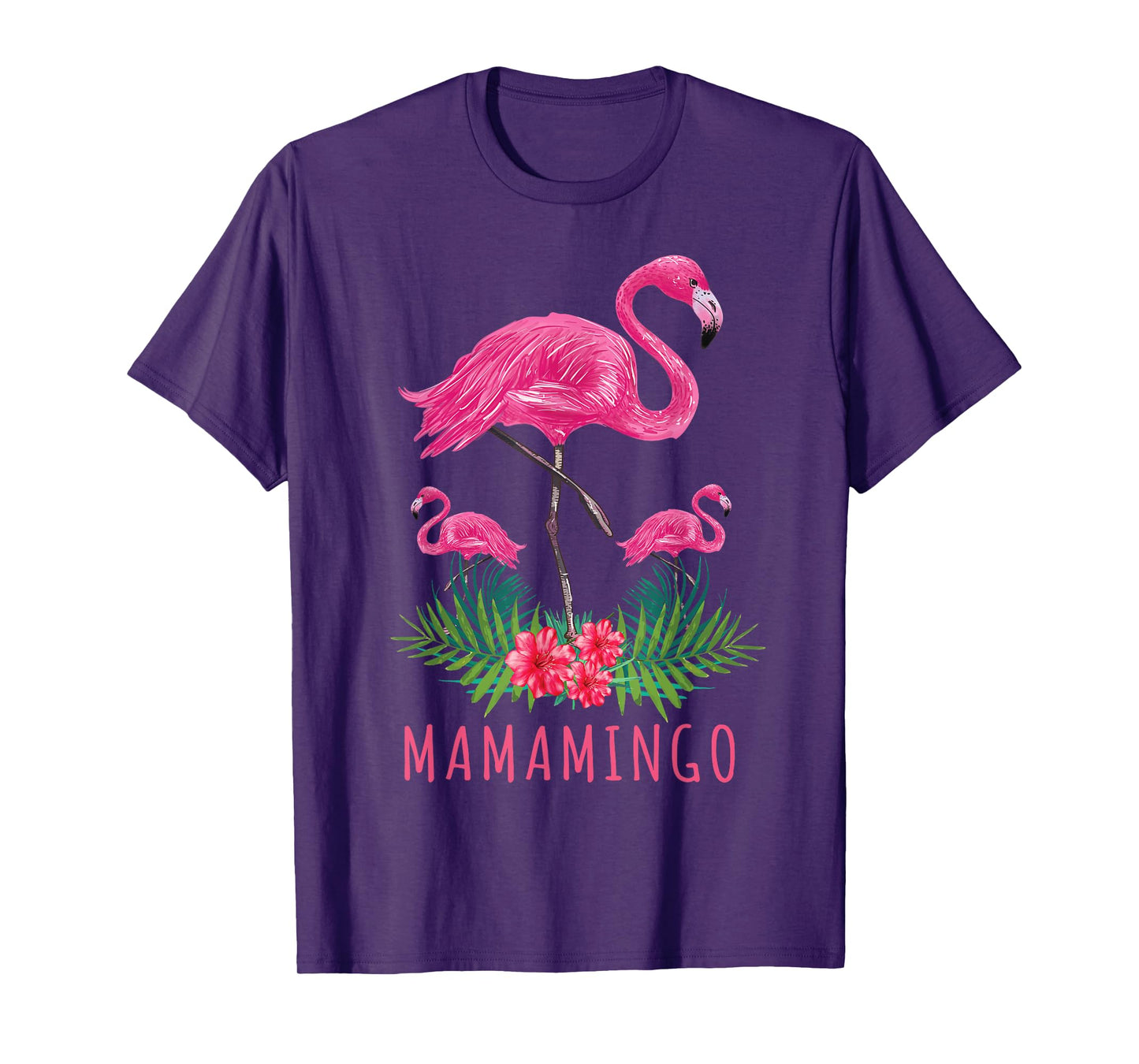 Cute Mothers Day Gift Funny Mom Flamingo With Kids Mamamingo T-Shirt
