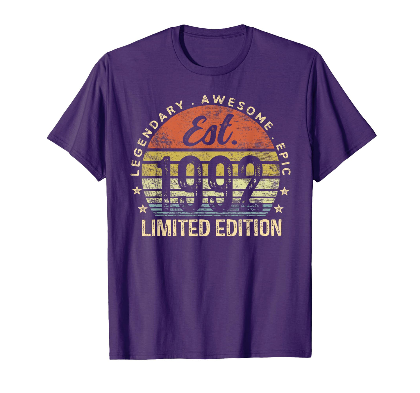 Est 1992 Limited Edition 33rd Birthday Gifts 33 Year Old T-Shirt