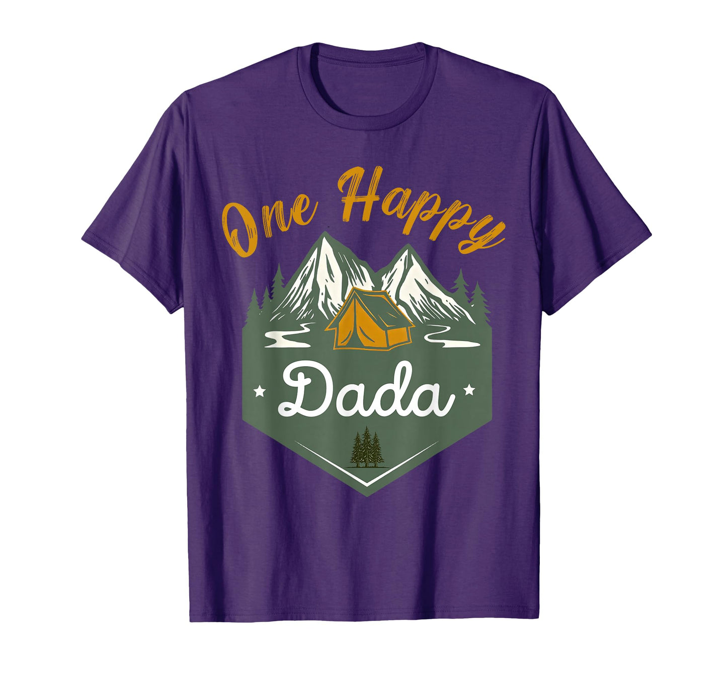 One Happy Dada of The Camper First Birthday Boy Girl Camping T-Shirt