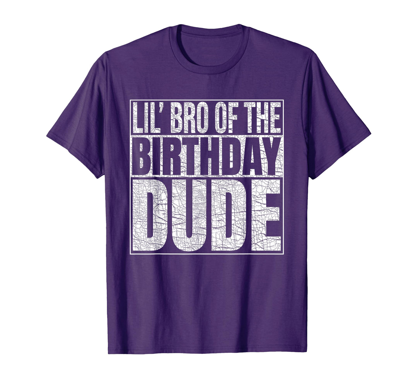 Lil Bro of the Birthday Dude Lil Brother of the Birthday Boy T-Shirt
