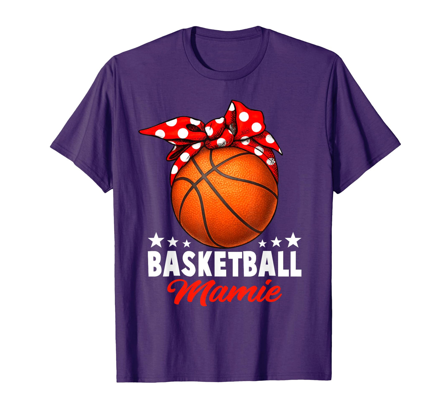 Basketball Mamie Women Mothers Day Funny Basketball T-Shirt
