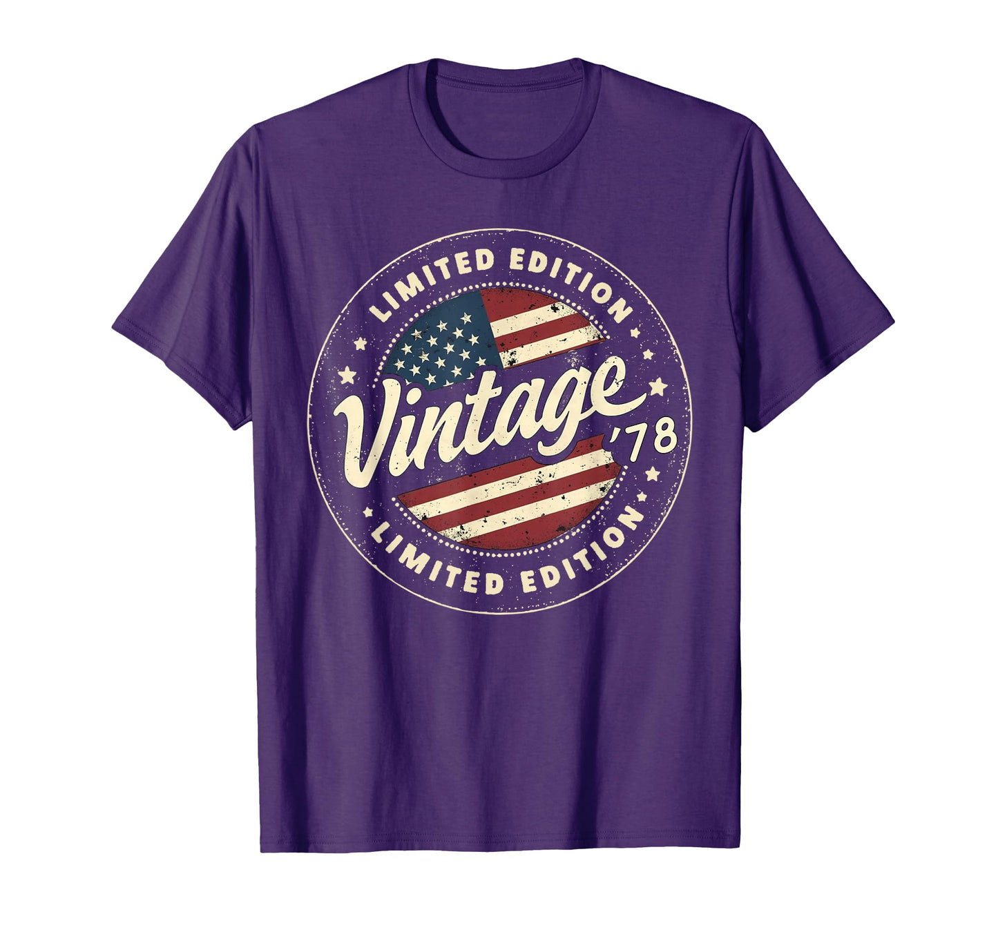 Vintage 47th birthday men Born 1978 47 years old Bday mens T-Shirt