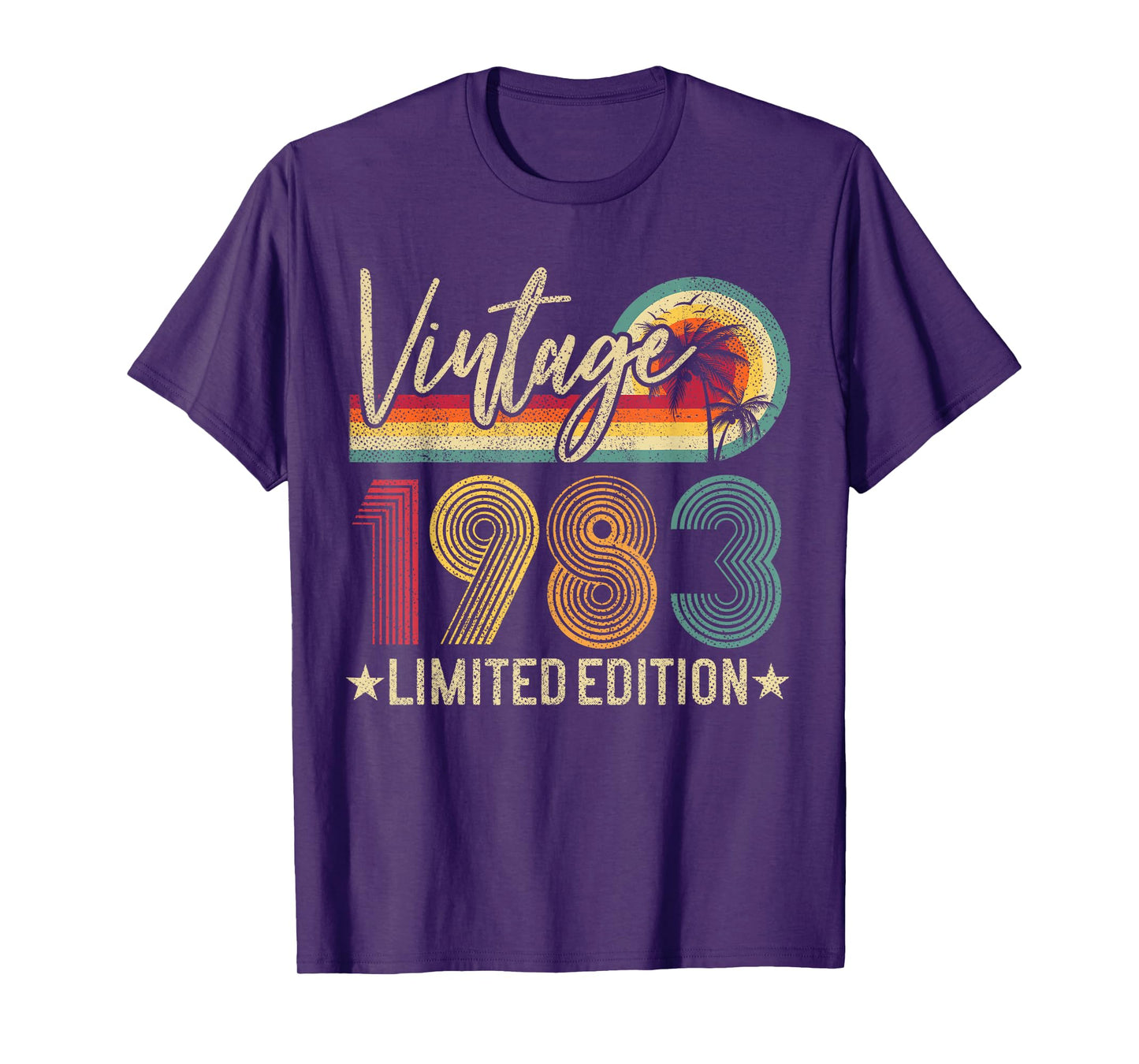 42nd Birthday Vintage 1983 42 Years Old Men Women T-Shirt