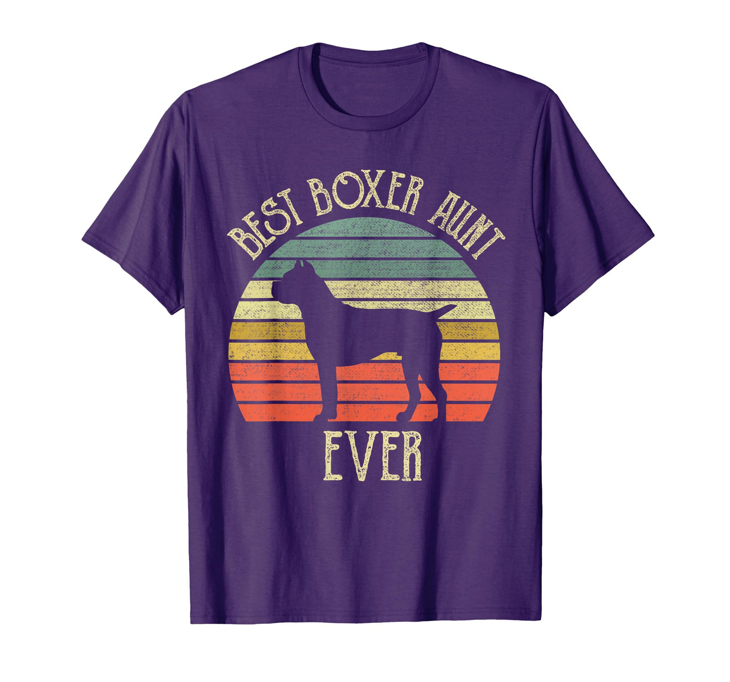Vintage Best Boxer Aunt EVER dog lover gift for mother's day Men Women T-Shirt