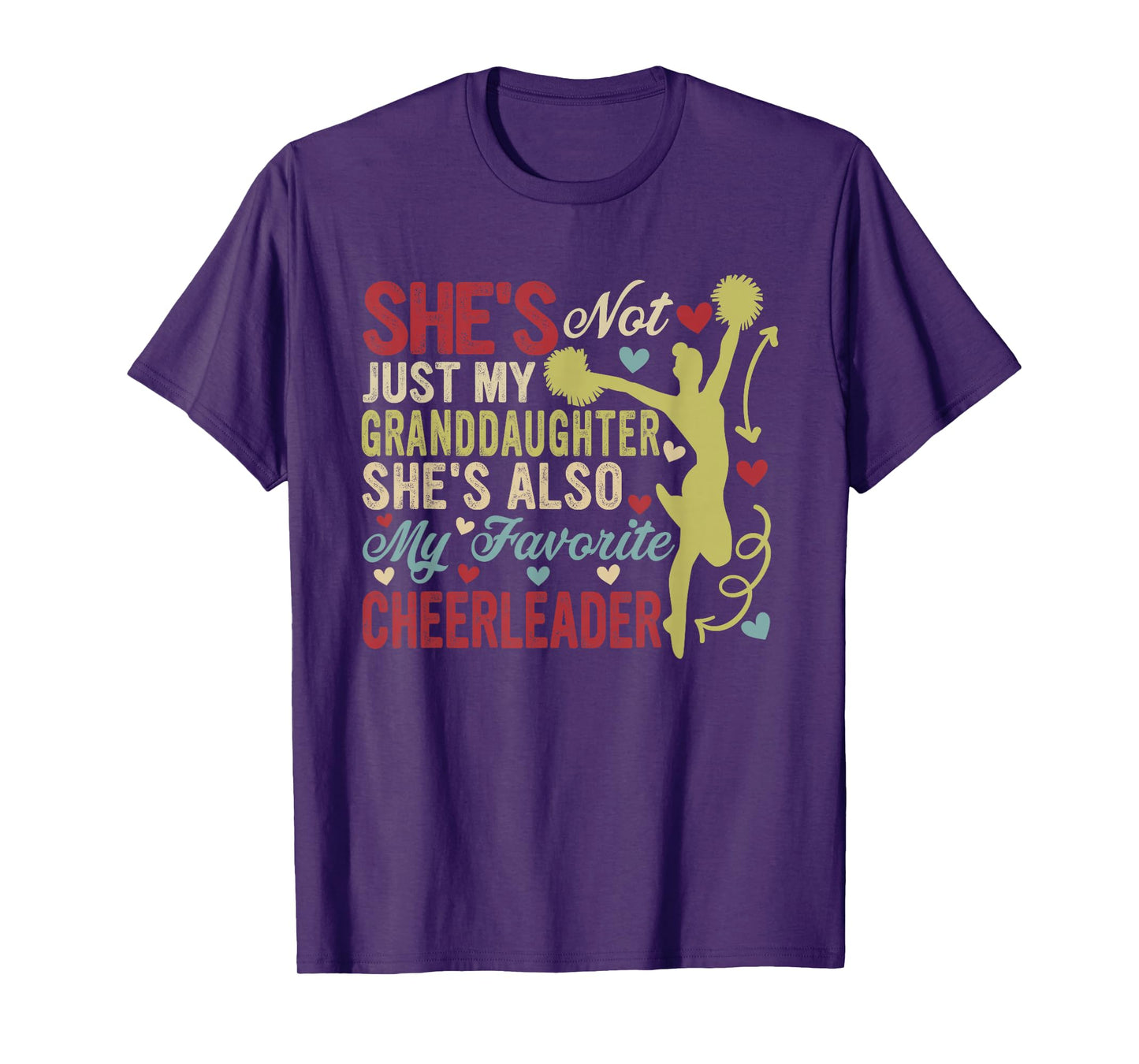 Not Just Granddaughter She's Also My Favorite Cheerleader T-Shirt