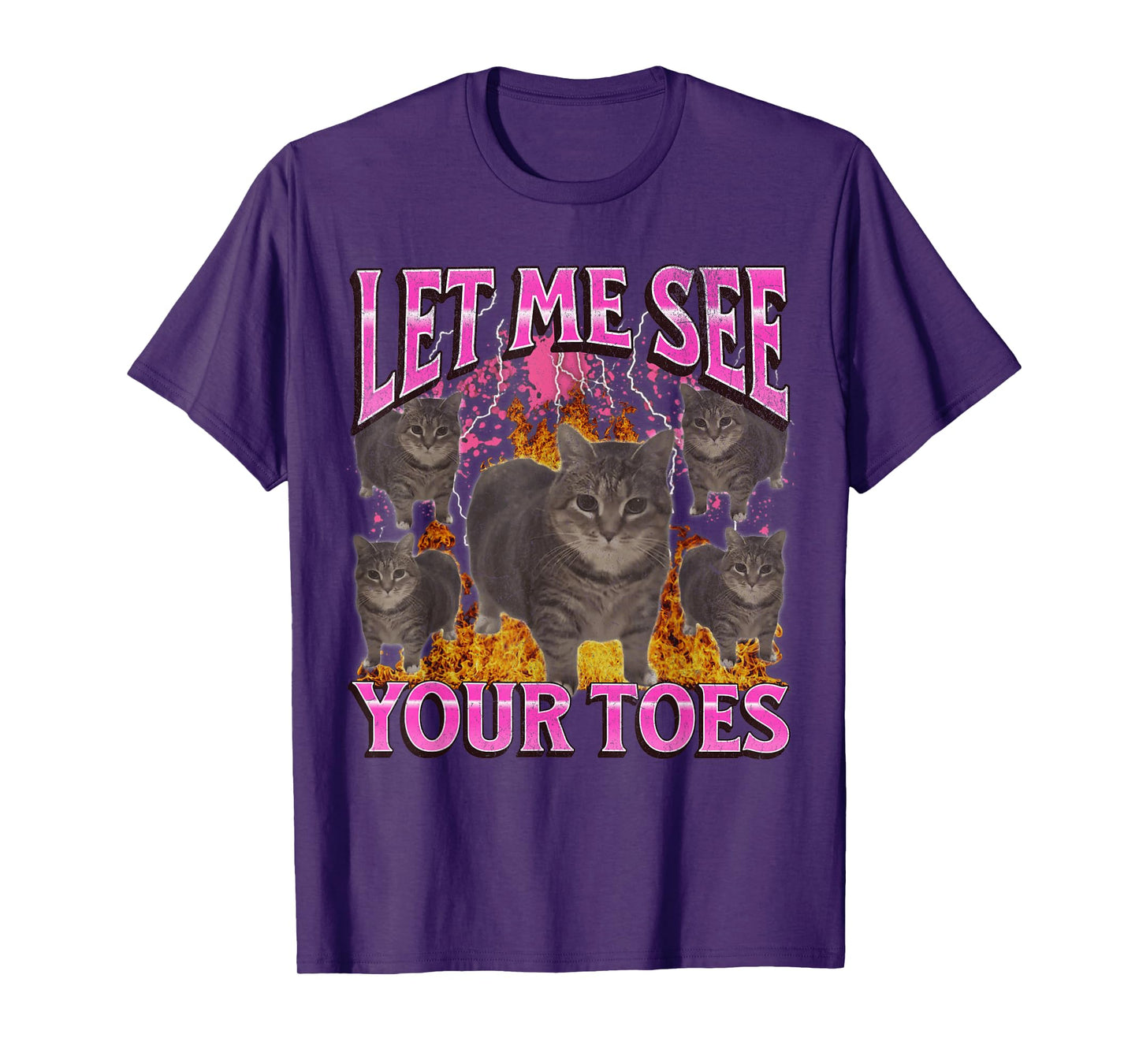Your Toes Funny Cat Meme Bootleg Graphic Men Women T-Shirt