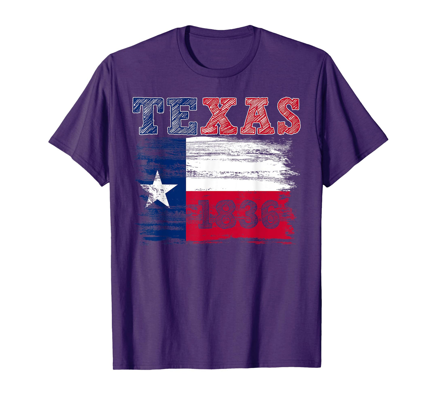 Texas Independence Day Freedom Since March 2 1836 Texas Flag T-Shirt