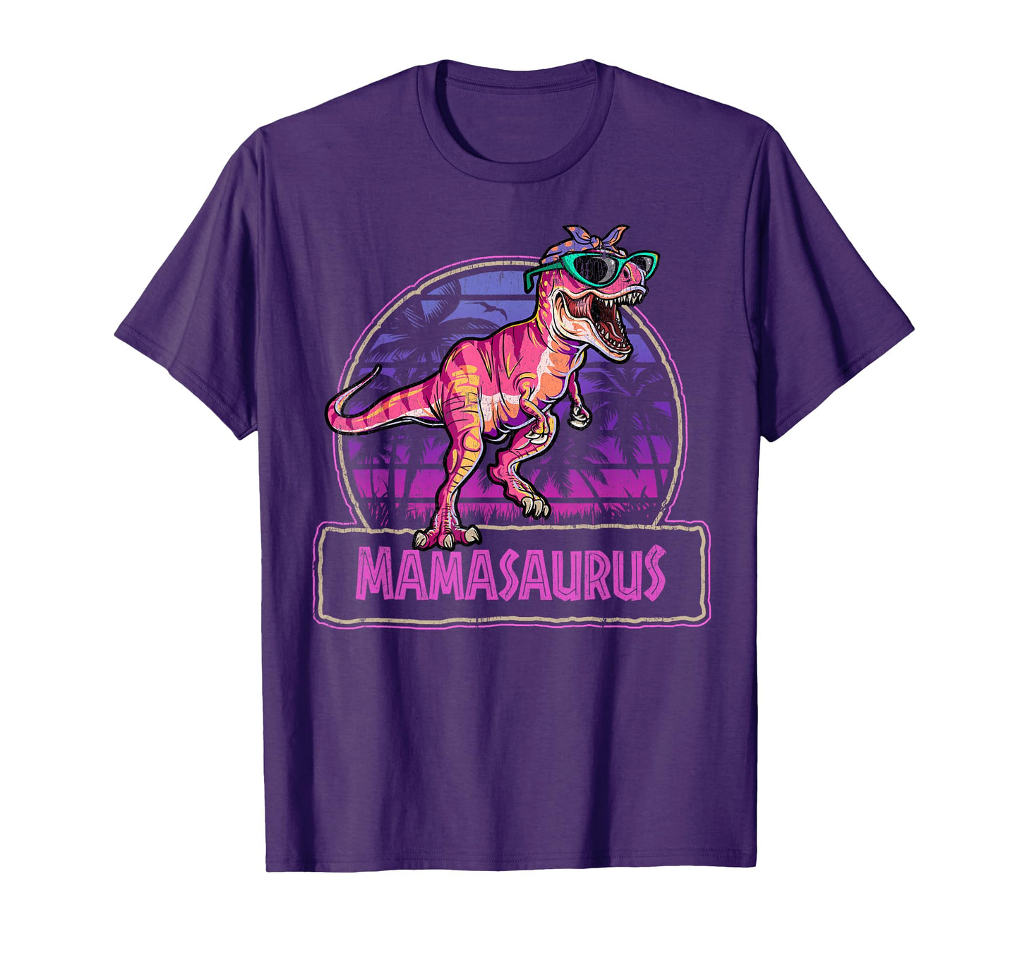 Mamasaurus T Rex Mama Saurus Women Dinosaur Family Matching T-Shirt