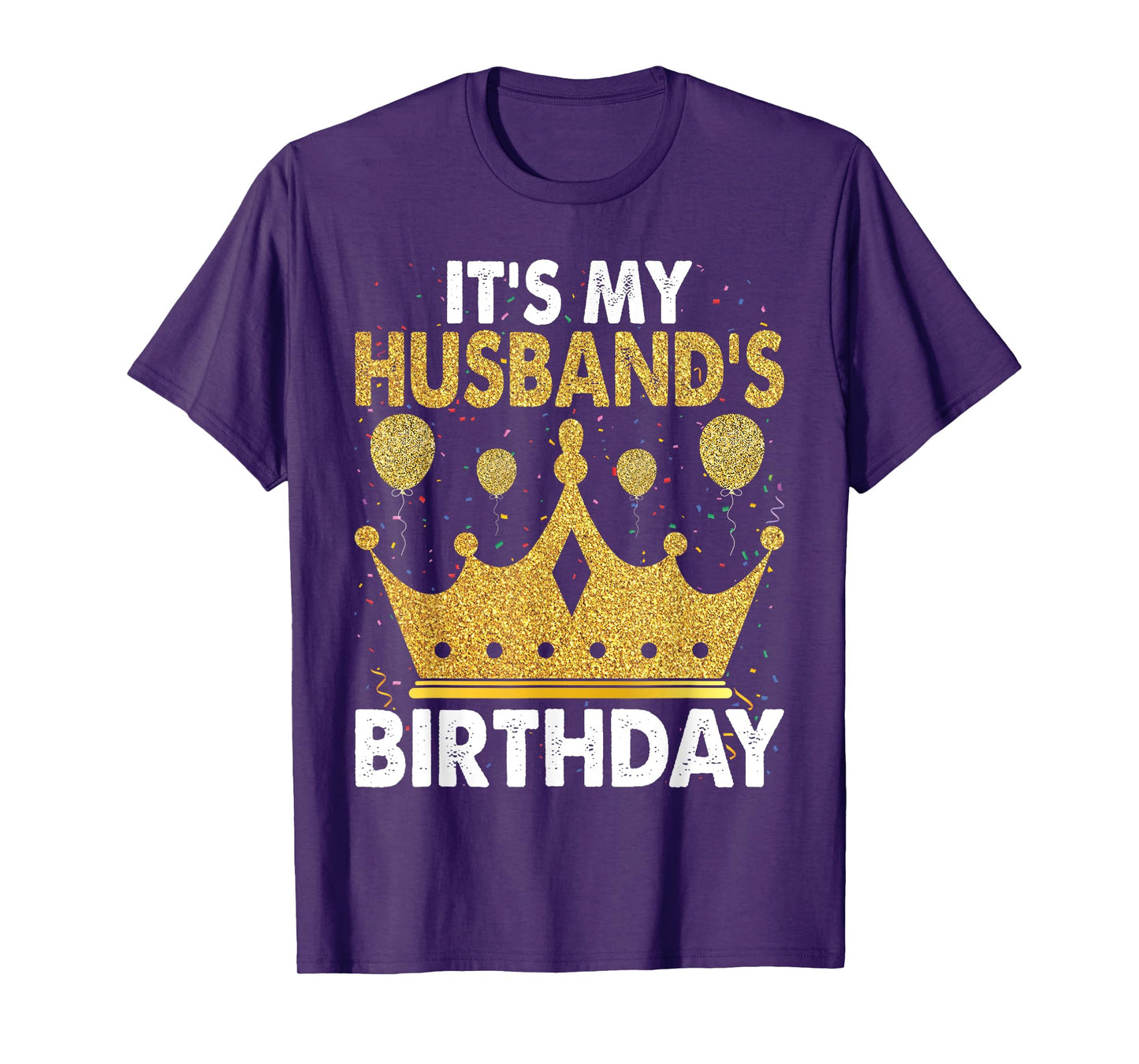 It's My Husband's Birthday Party Family Matching T-Shirt